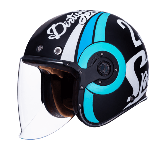 Smk Retro Jet Rebel Open Face Motorcycle Helmet Smk Helmets