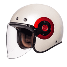 Retro Jet Solid Helmet
