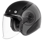Retro Jet Rebel Black & Grey Helmet
