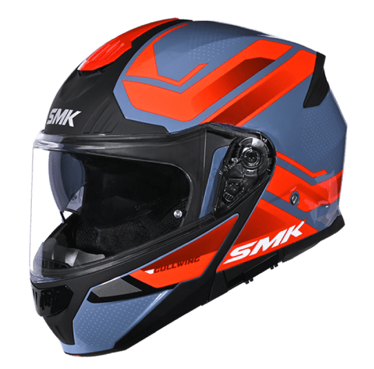 Casco Modular SMK Gullwing Kresto Gloss Blue GL551