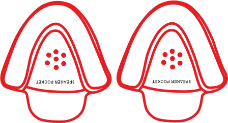 Helmet Padded Speaker