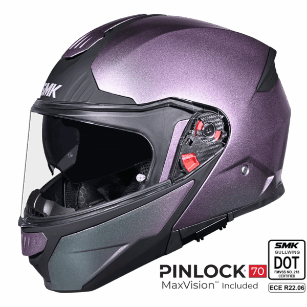 SMK Gullwing Solid Modular Motorcycle Helmet | SMK Helmets