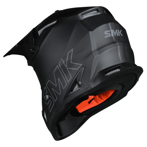 ALLTERRA YOUTH MATT BLACK GL 200 BACK ISO